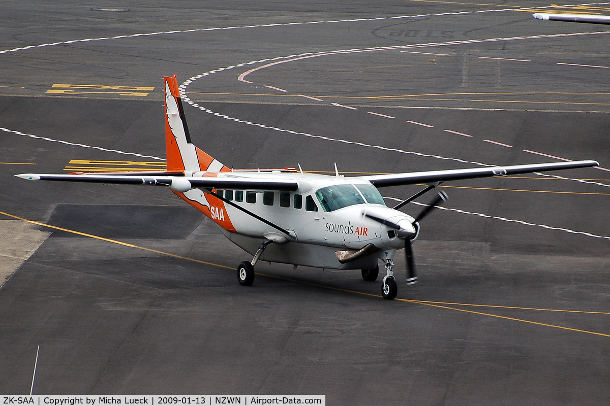ZK-SAA, Cessna 208B Grand Caravan C/N 208B0862, At Wellington