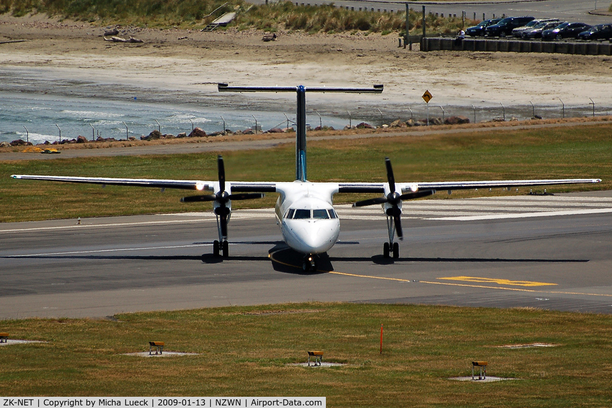 ZK-NET, 2007 De Havilland Canada DHC-8-311 Dash 8 C/N 642, At Wellington