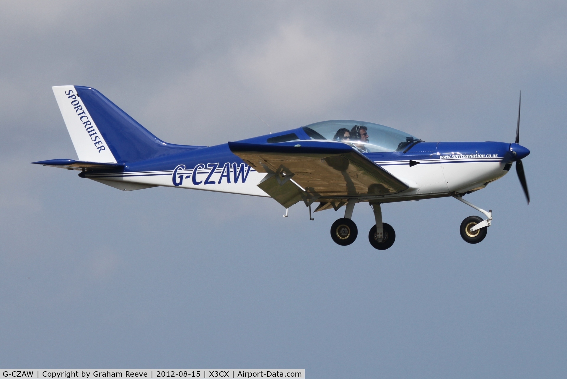 G-CZAW, 2006 CZAW SportCruiser C/N PFA 338-14542, About to land.