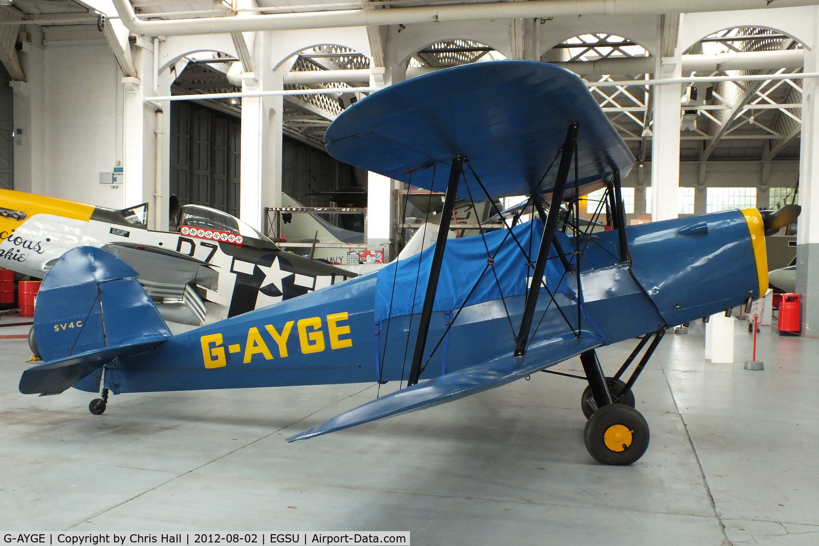 G-AYGE, 1946 Stampe-Vertongen SV-4C C/N 242, privately owned