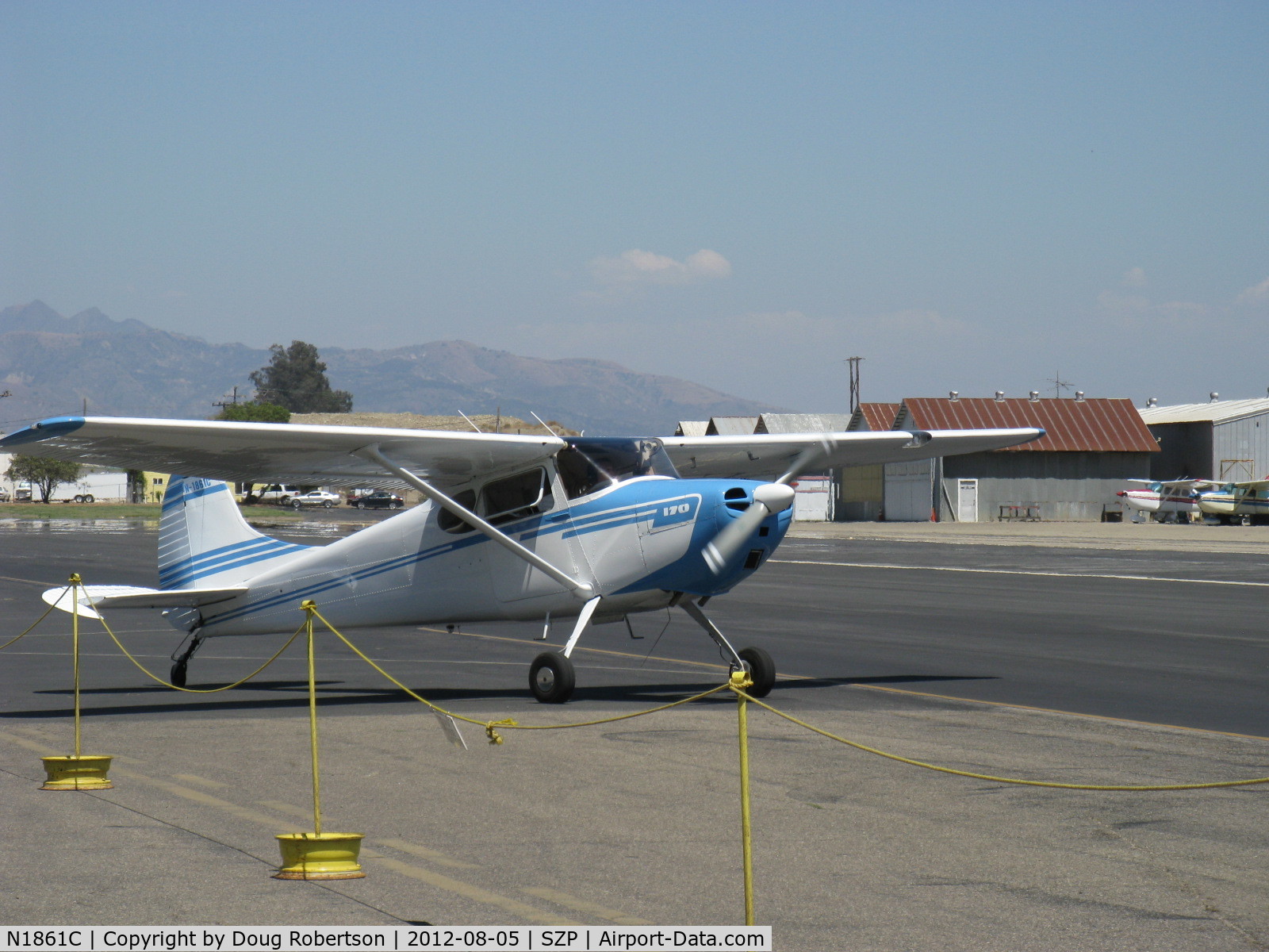 N1861C, 1953 Cessna 170B C/N 26005, 1953 Cessna 170B, Continental C145 145 Hp, classic beauty, taxi