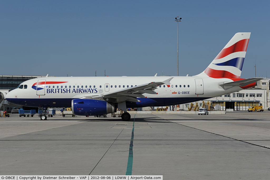 G-DBCE, 2005 Airbus A319-131 C/N 2429, British Airways Airbus 319