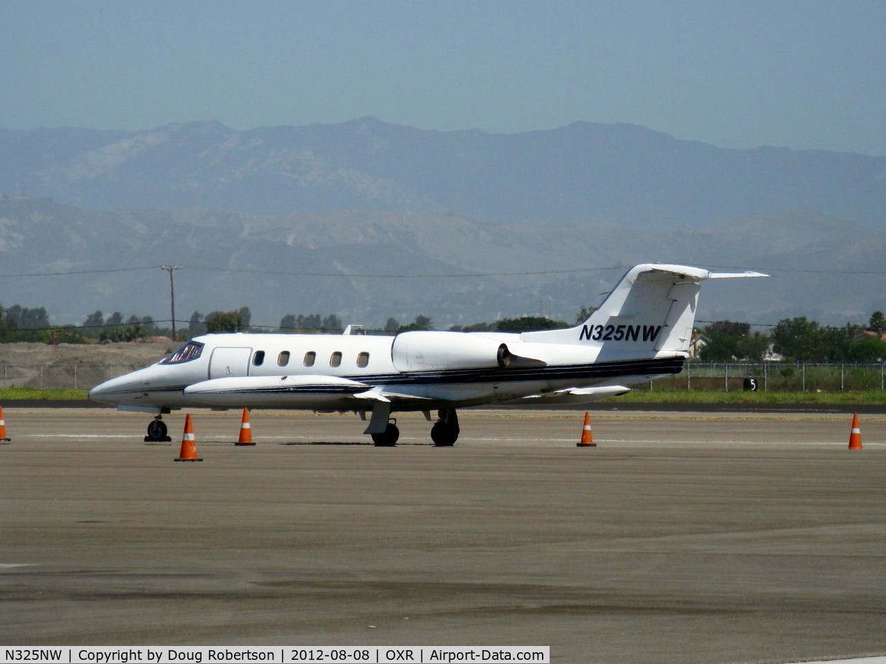 N325NW, 1980 Learjet 35A C/N 35-325, 1980 Gates LEARJET 35A, two Garrett AiResearch TFE 731-2 turbofans 3,500 lb st each. Max cruise 534 mph.