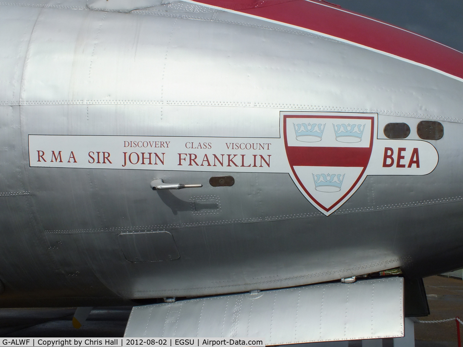 G-ALWF, 1952 Vickers Viscount 701 C/N 005, named after the British Arctic explorer Sir John Franklin