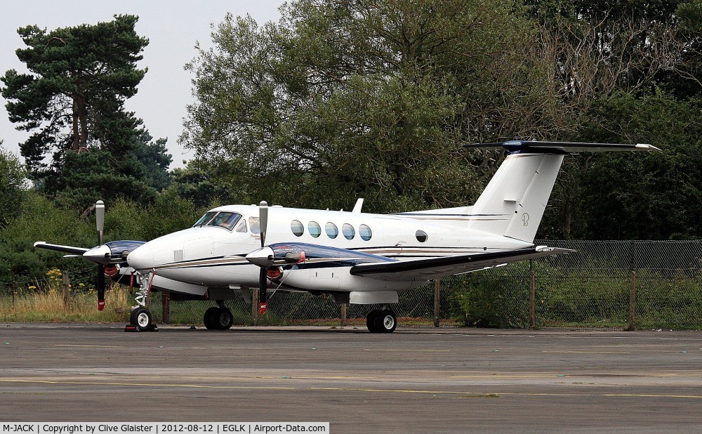 M-JACK, 2009 Hawker Beechcraft B200GT King Air C/N BY-94, Ex: N6394Z  M-JACK - Originally and currently with, Jetstream Aviation Ltd in December 2009.