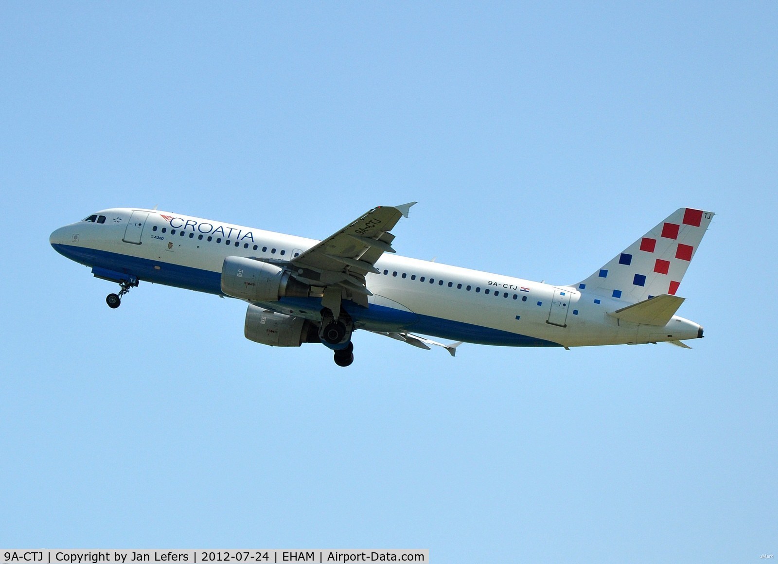 9A-CTJ, 1999 Airbus A320-214 C/N 1009, Croatia