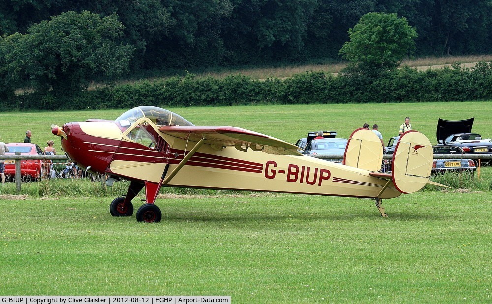 G-BIUP, 1950 Nord NC-854S C/N 54, Ex: F-BFSC > (G-AMPE) > G-BIUP - Once owned to, Quest Air Ltd in February 1984 and currently in private hands since October 2002.