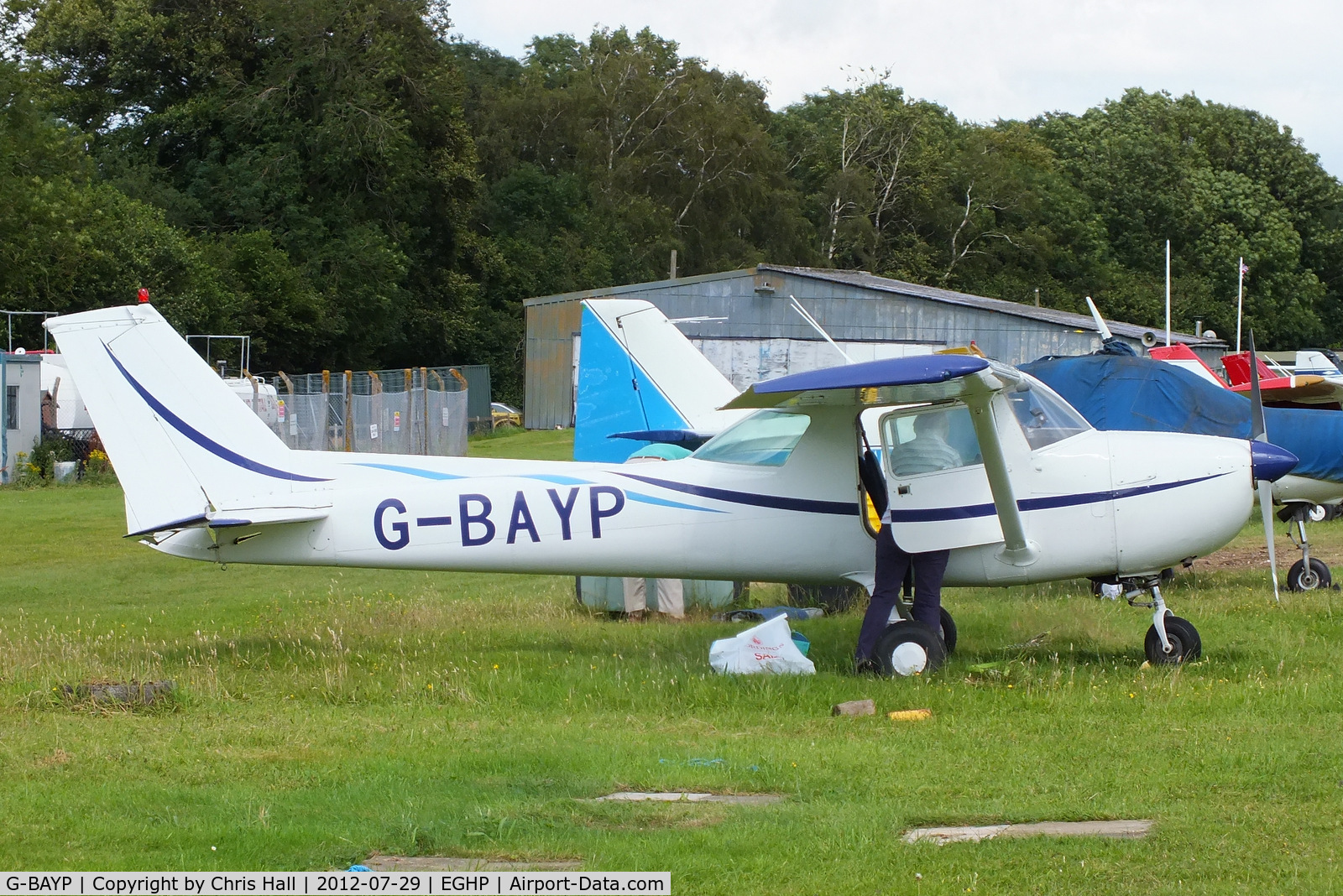 G-BAYP, 1973 Cessna 150L C/N 150-74017, at Popham Airfield, Hampshire