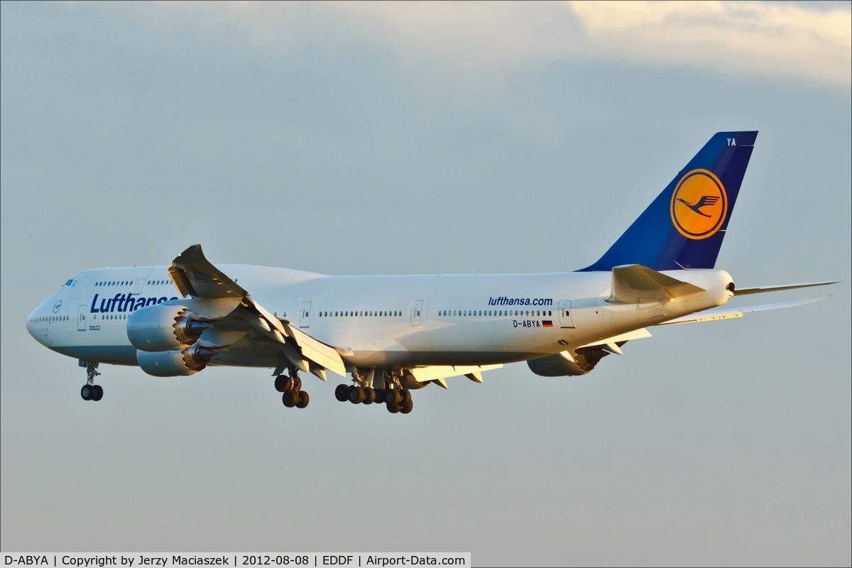 D-ABYA, 2012 Boeing 747-830 C/N 37827, Boeing 747-830,