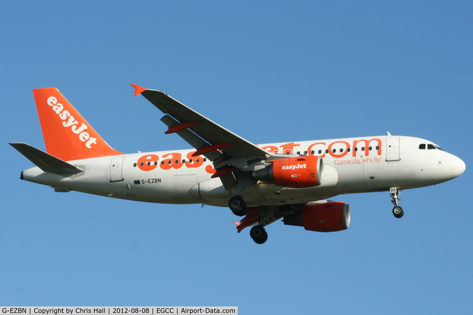 G-EZBN, 2007 Airbus A319-111 C/N 3061, easyJet