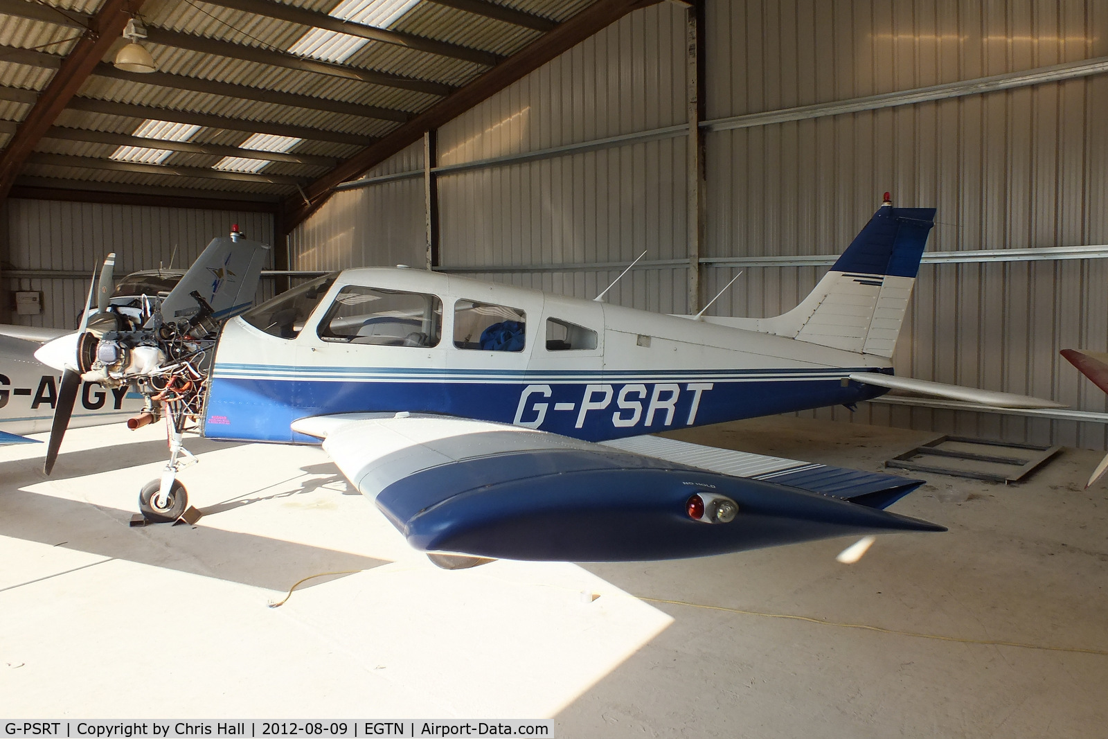 G-PSRT, 1976 Piper PA-28-151 Cherokee Warrior C/N 28-7615225, at Enstone Airfield