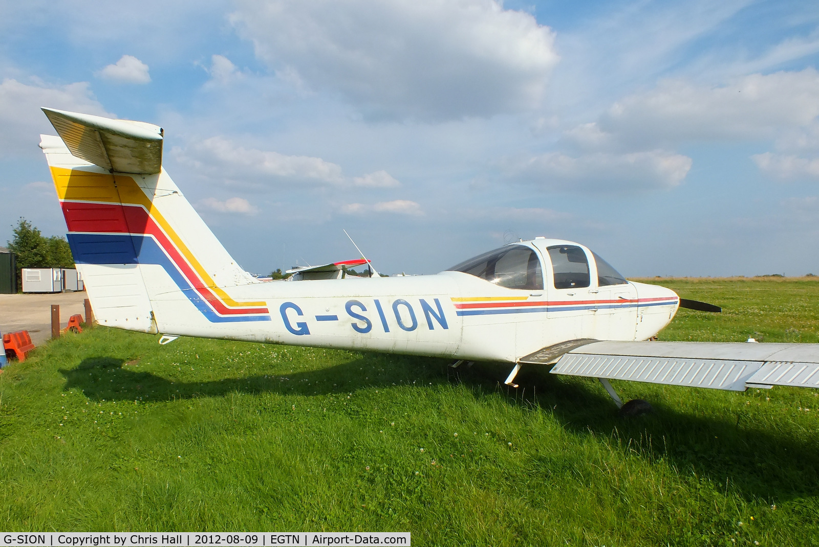 G-SION, 1981 Piper PA-38-112 Tomahawk Tomahawk C/N 38-81A0146, at Enstone Airfield