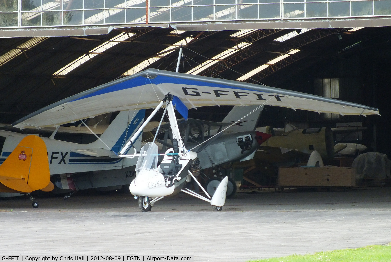G-FFIT, 2007 P&M Aviation Pegasus Quik C/N 8238, at Enstone Airfield
