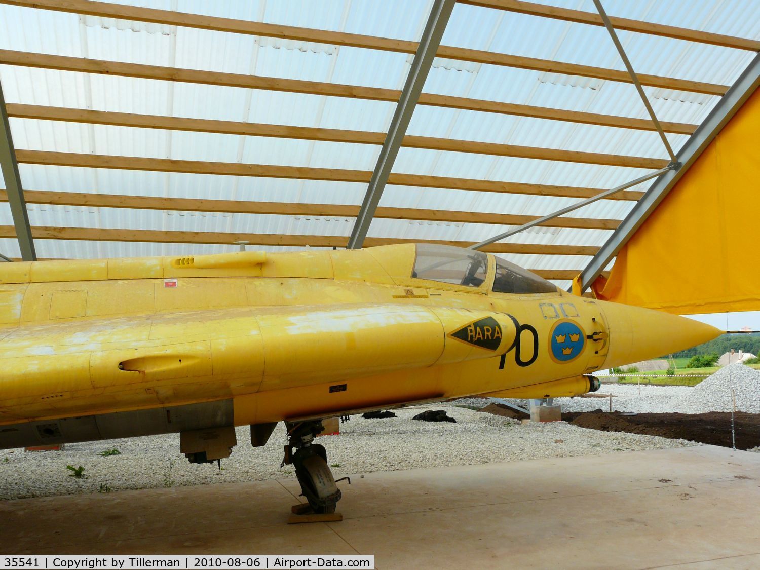 35541, Saab J-35J Draken C/N 35-541, Now on display with the Estonian Aviation Museum in Lange (near Tartu), Estonia.