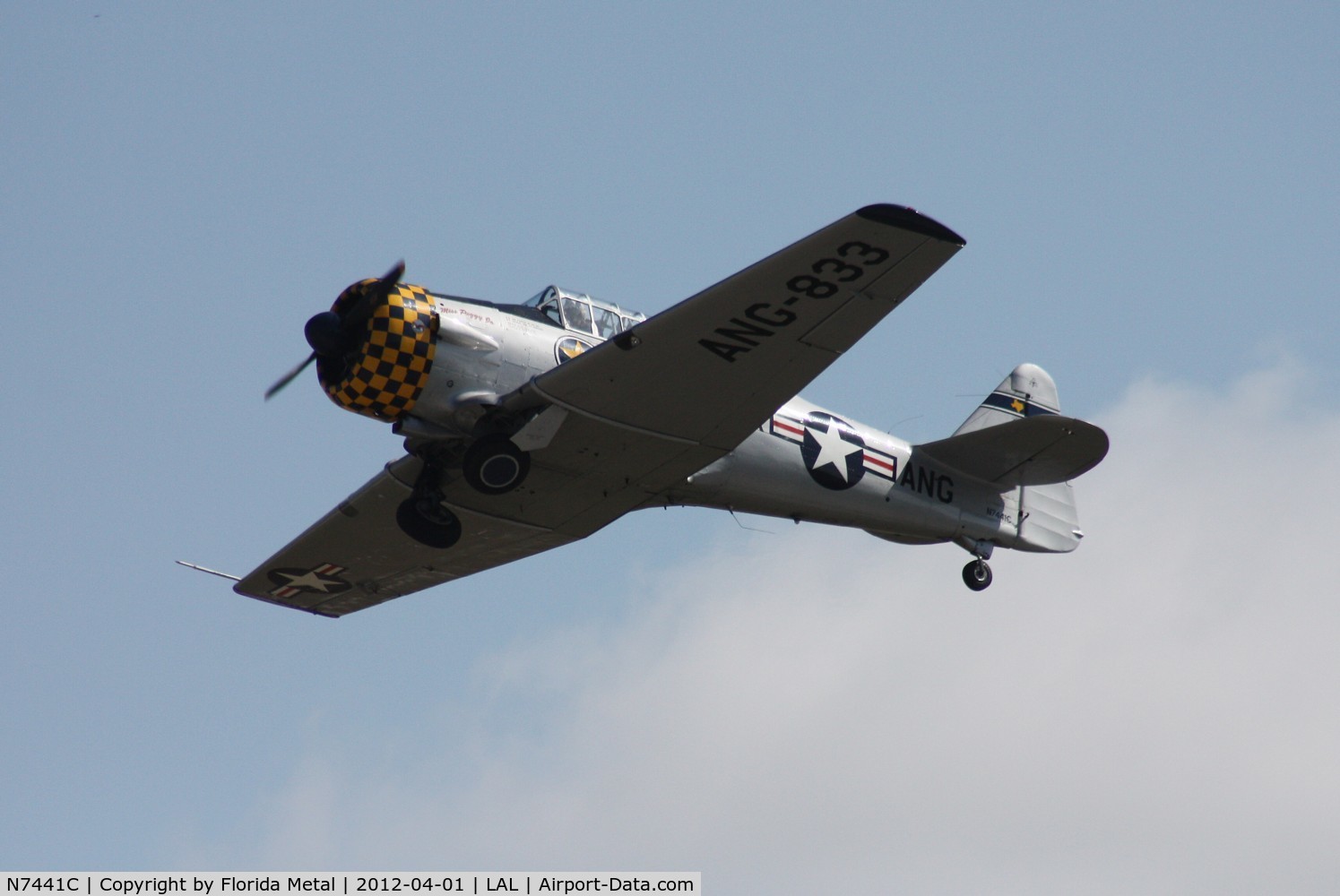 N7441C, 1945 North American AT-6F Texan C/N 12142555, AT-6F