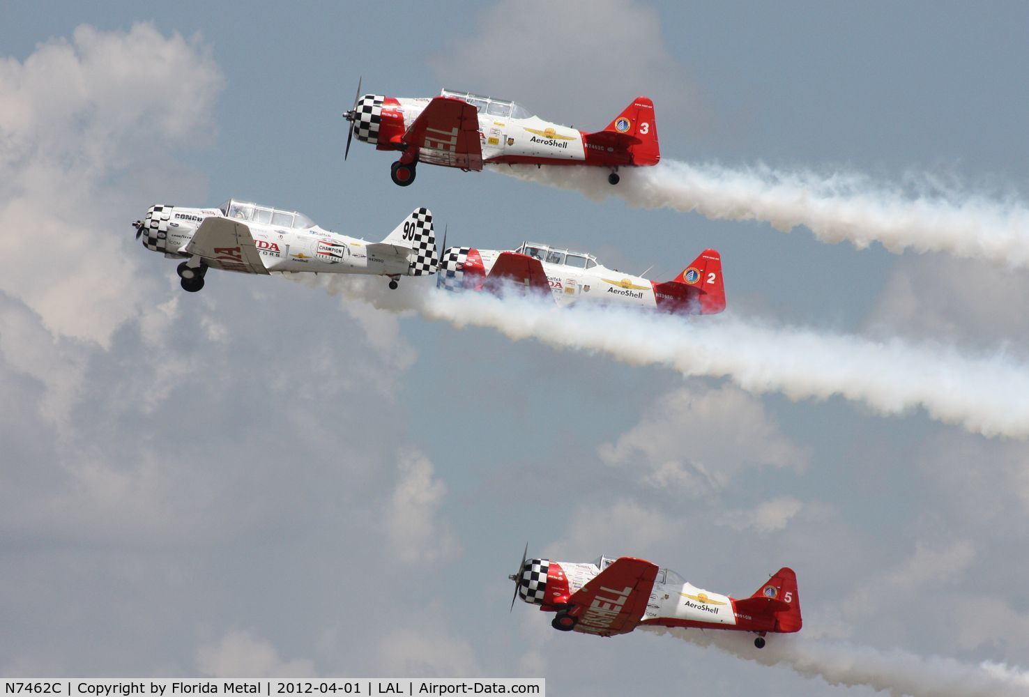 N7462C, North American AT-6B Texan C/N 121-43211, Aeroshell