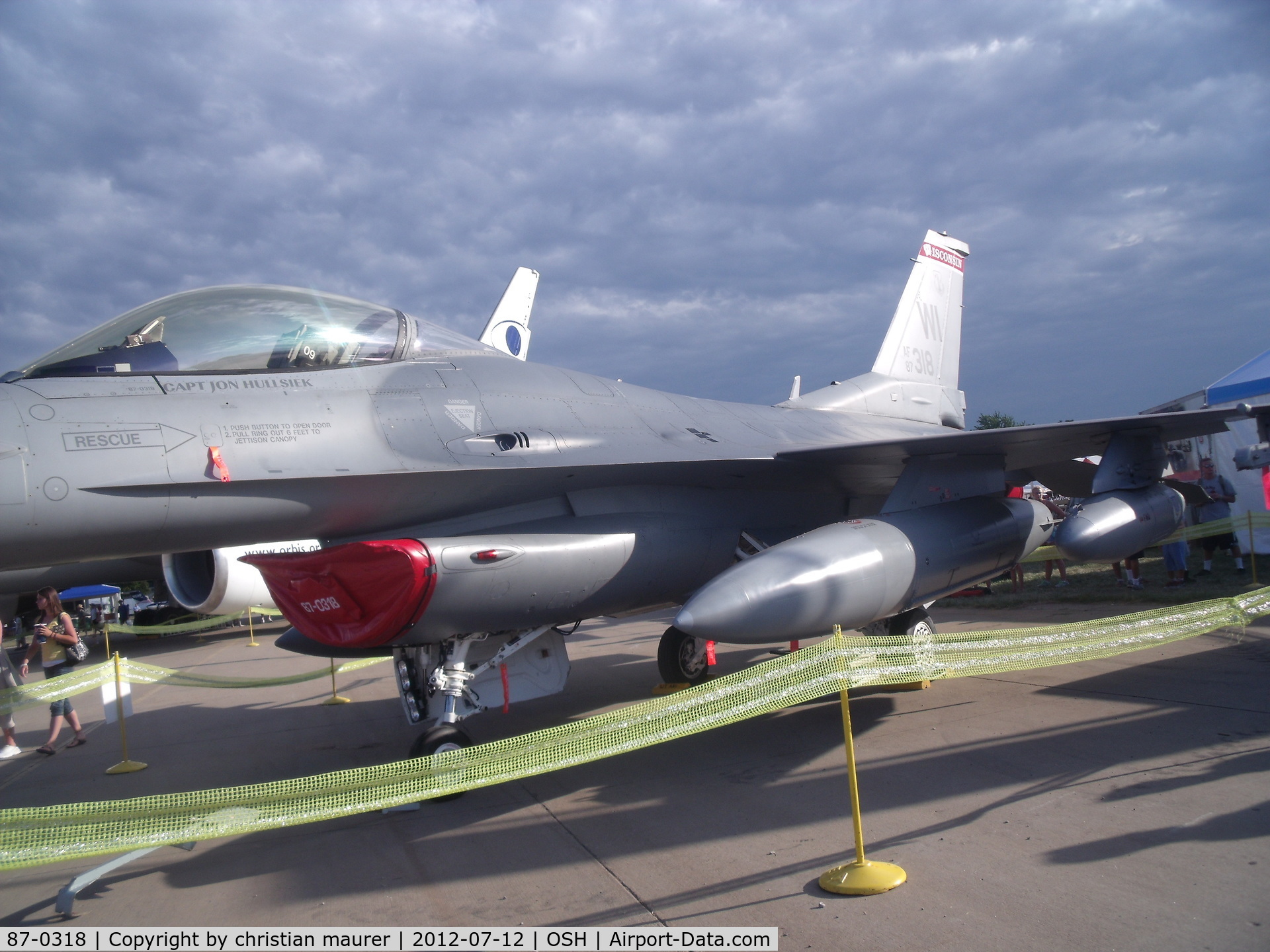 87-0318, General Dynamics F-16C Fighting Falcon C/N 87-0318, f16