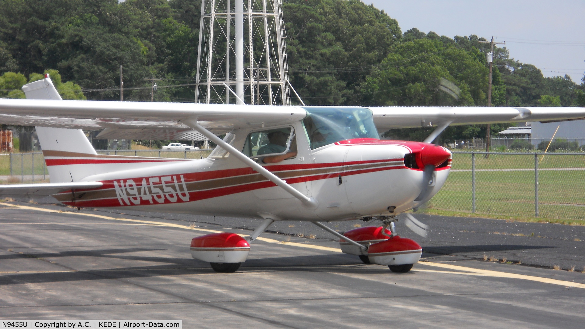 N9455U, 1976 Cessna 150M C/N 15078403, Just before my solo flight!