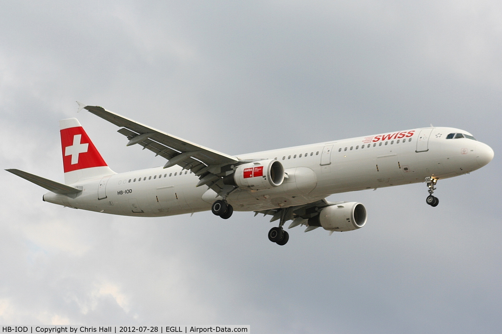 HB-IOD, 1995 Airbus A321-111 C/N 522, Swiss International Air Lines