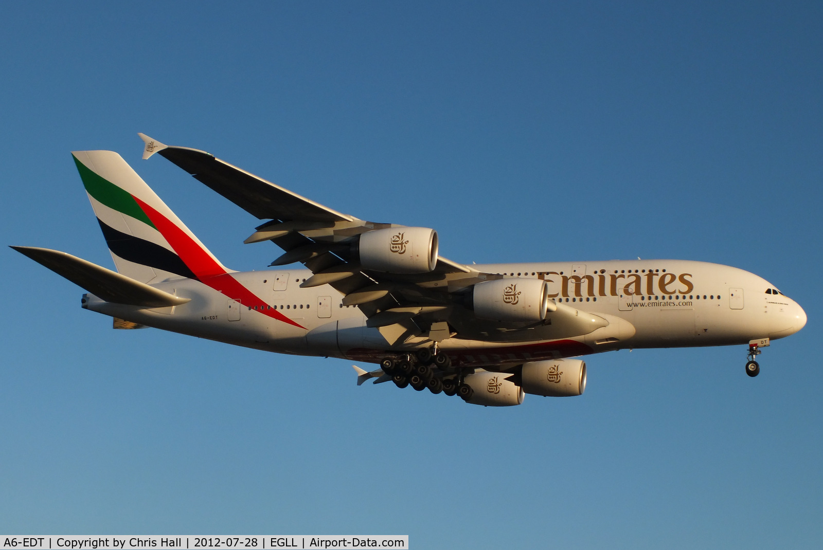 A6-EDT, 2011 Airbus A380-861 C/N 090, Emirates