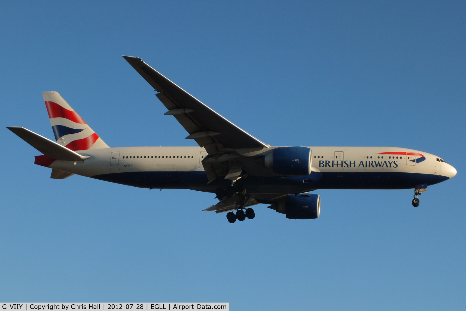 G-VIIY, 1999 Boeing 777-236 C/N 29967, British Airways