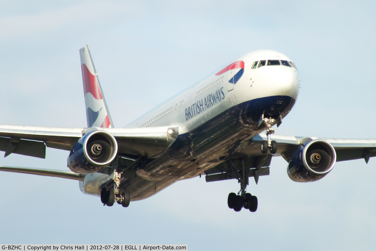 G-BZHC, 1998 Boeing 767-336 C/N 29232, British Airways