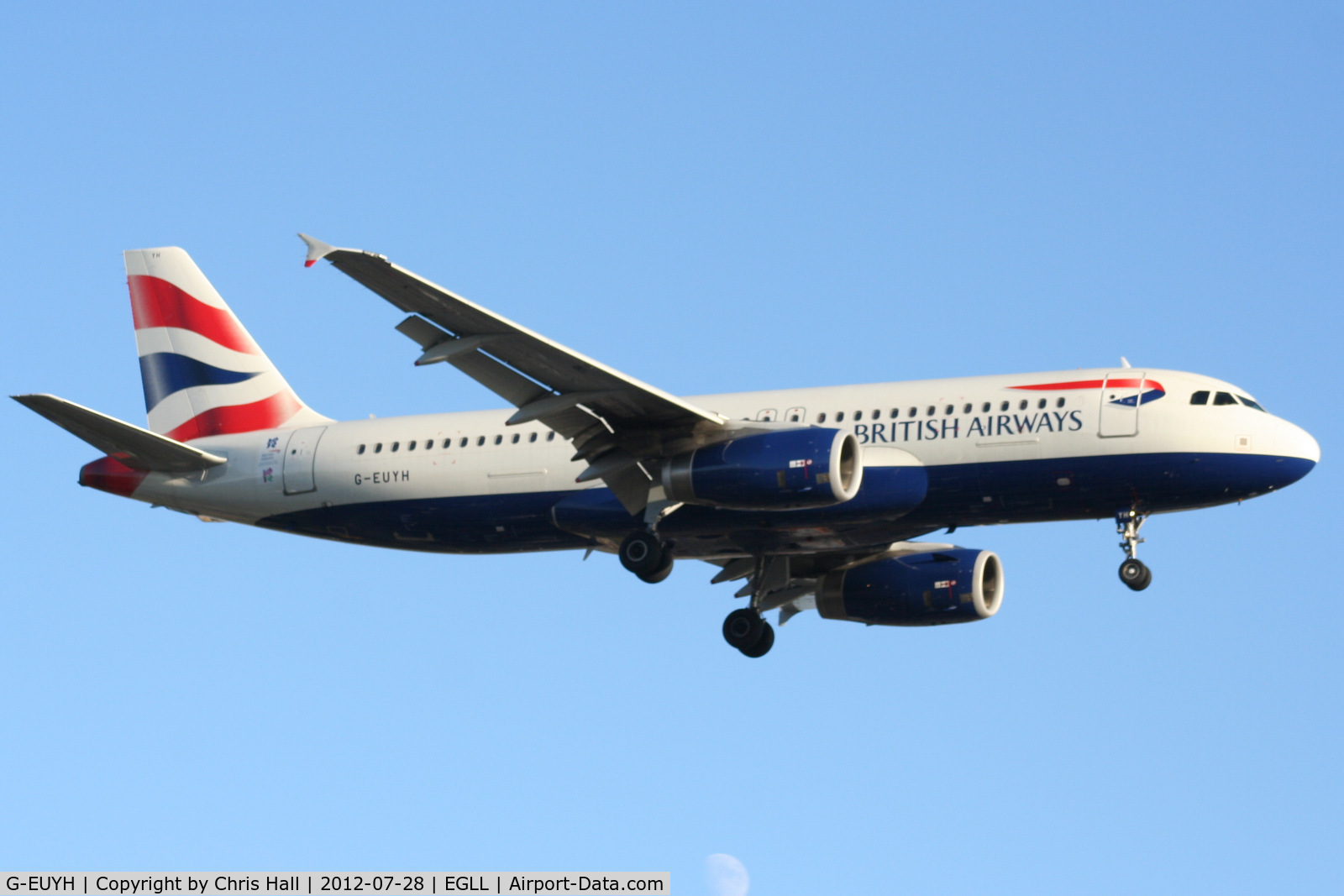 G-EUYH, 2010 Airbus A320-232 C/N 4265, British Airways