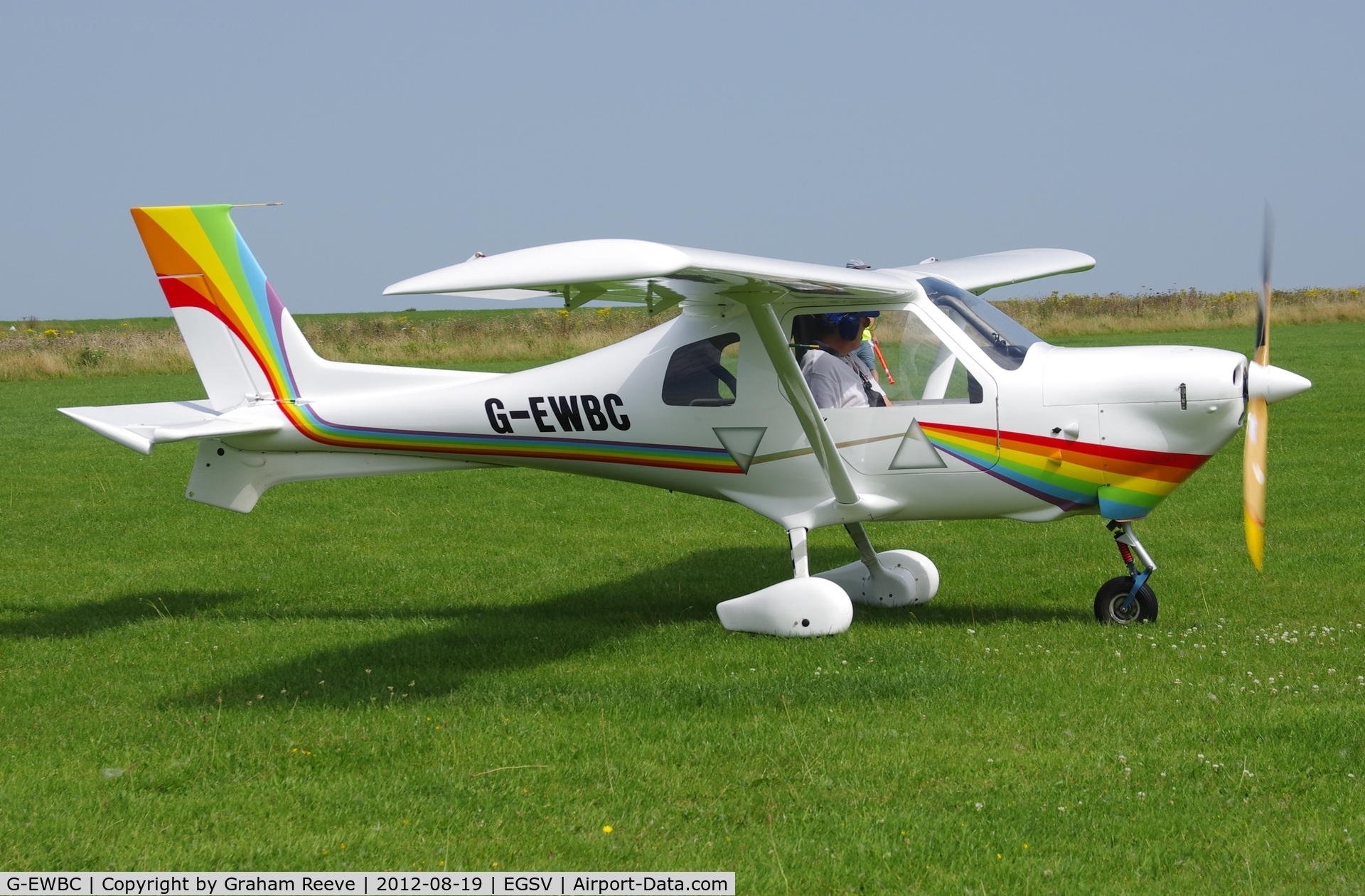 G-EWBC, 2001 Jabiru SK C/N PFA 274-13457, Just landed.