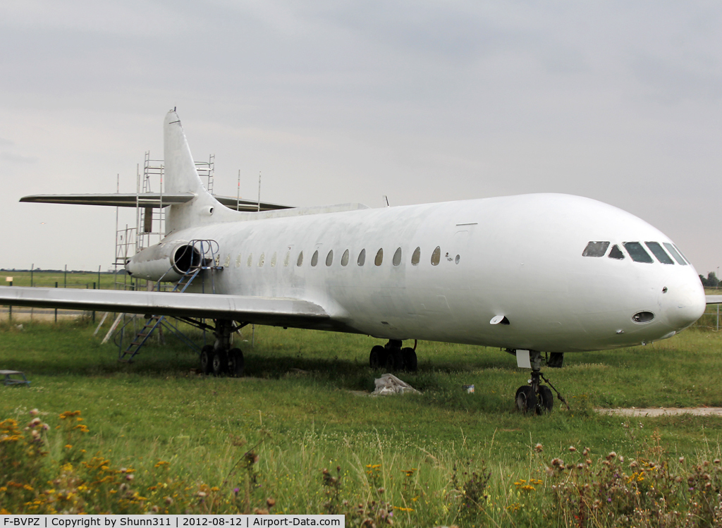 F-BVPZ, 1967 Sud Aviation SE-210 Caravelle VI-N C/N 218, Preserved at Delta Museum near Paris-Orly Airport and on restoration...