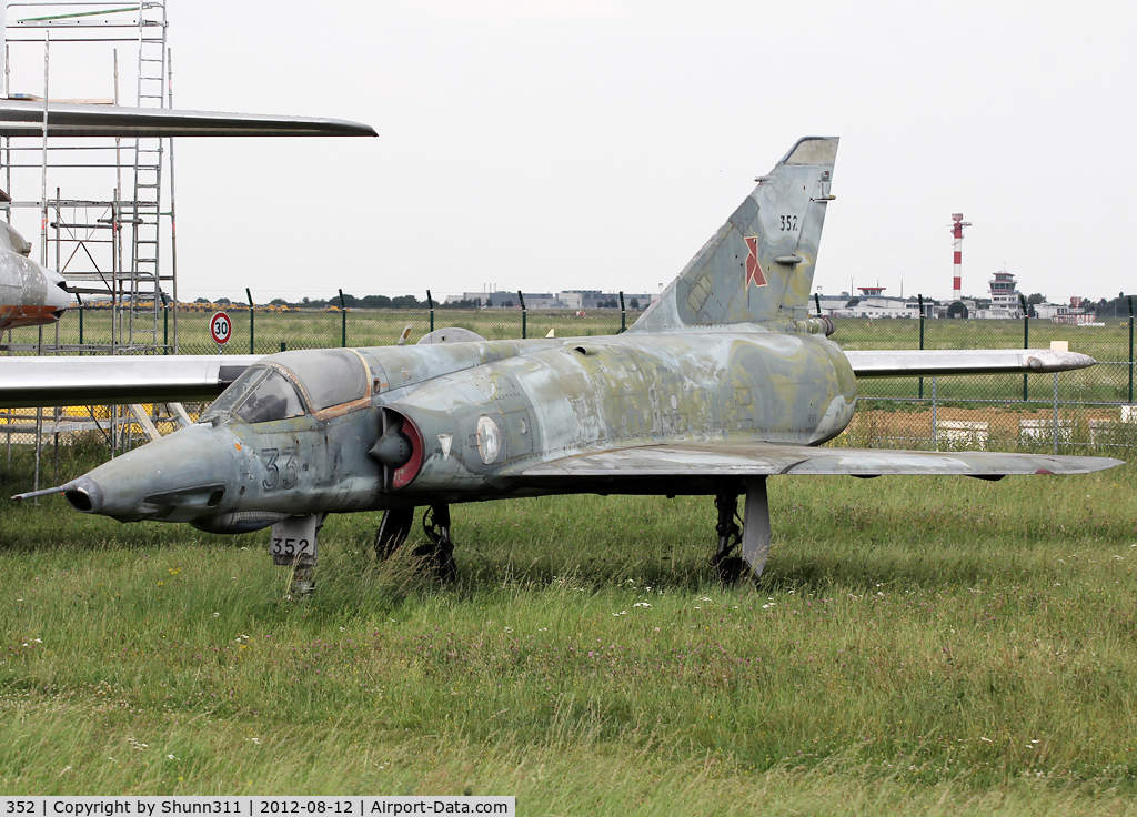 352, Dassault Mirage IIIRD C/N 352, Preserved at Delta Museum near Paris-Orly Airport
