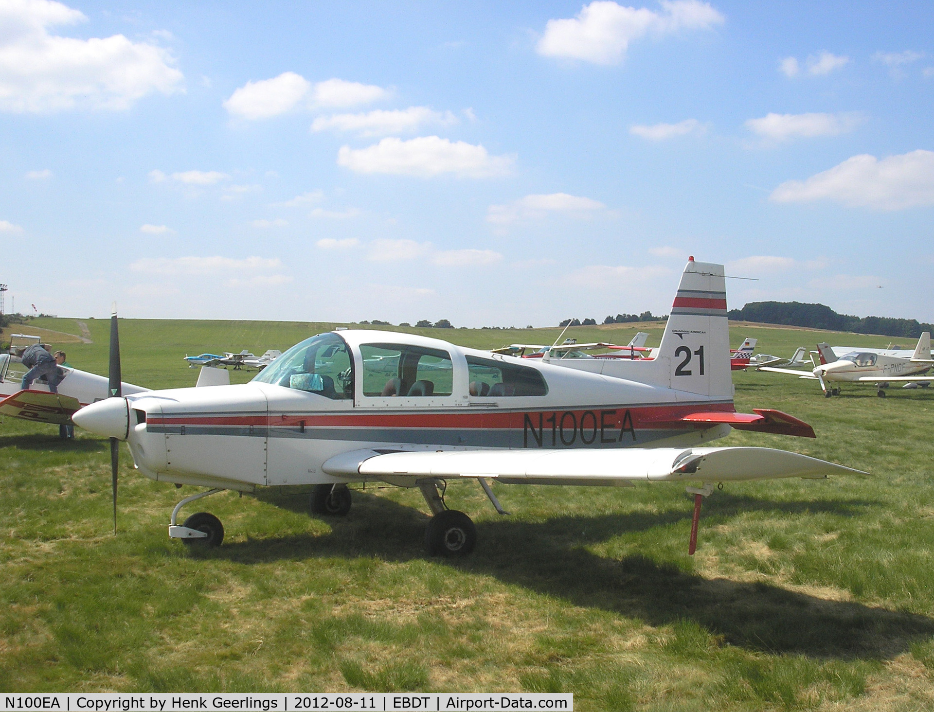 N100EA, 1974 Grumman American AA-5 Traveler C/N AA5-0613, Schaffen Diest Fly In