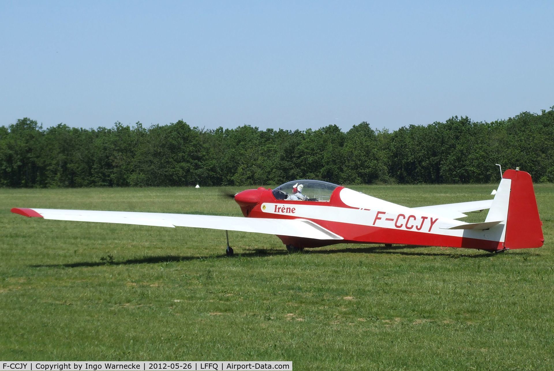 F-CCJY, 1974 Scheibe SF-28A Tandem-Falke Tandem Falke C/N 5763, Scheibe SF-28A Tandem-Falke at the Meeting Aerien 2012, La-Ferte-Alais