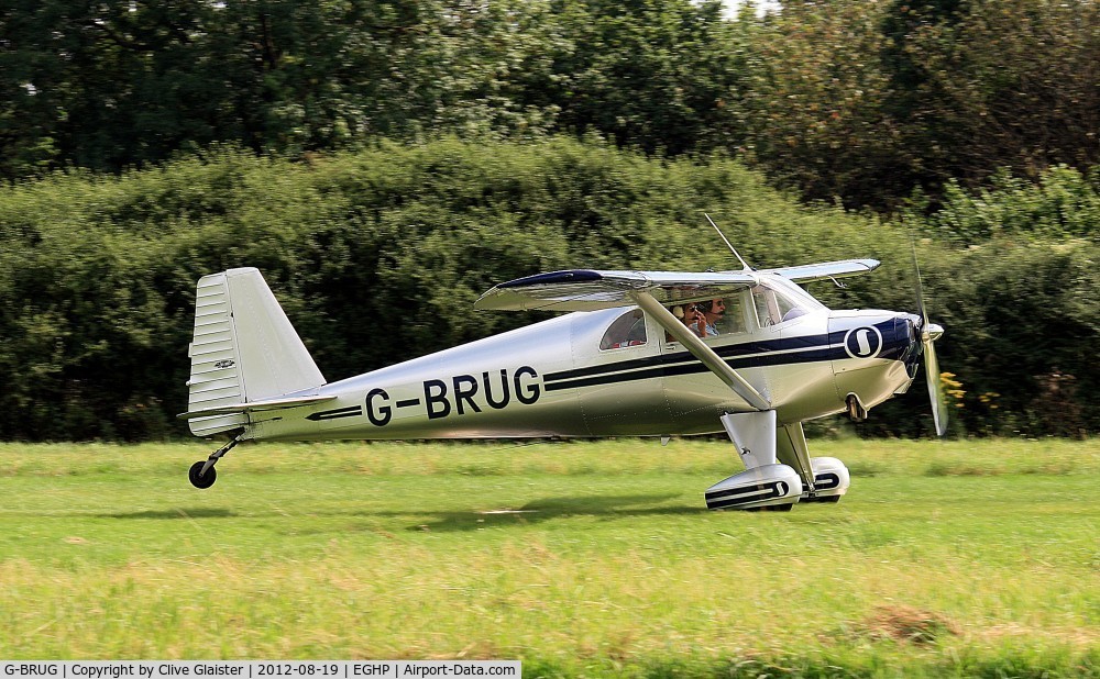 G-BRUG, 1946 Luscombe 8E Silvaire C/N 4462, Ex: NC1735K > N1735K > G-BRUG - Has been in private hands since December 1989.