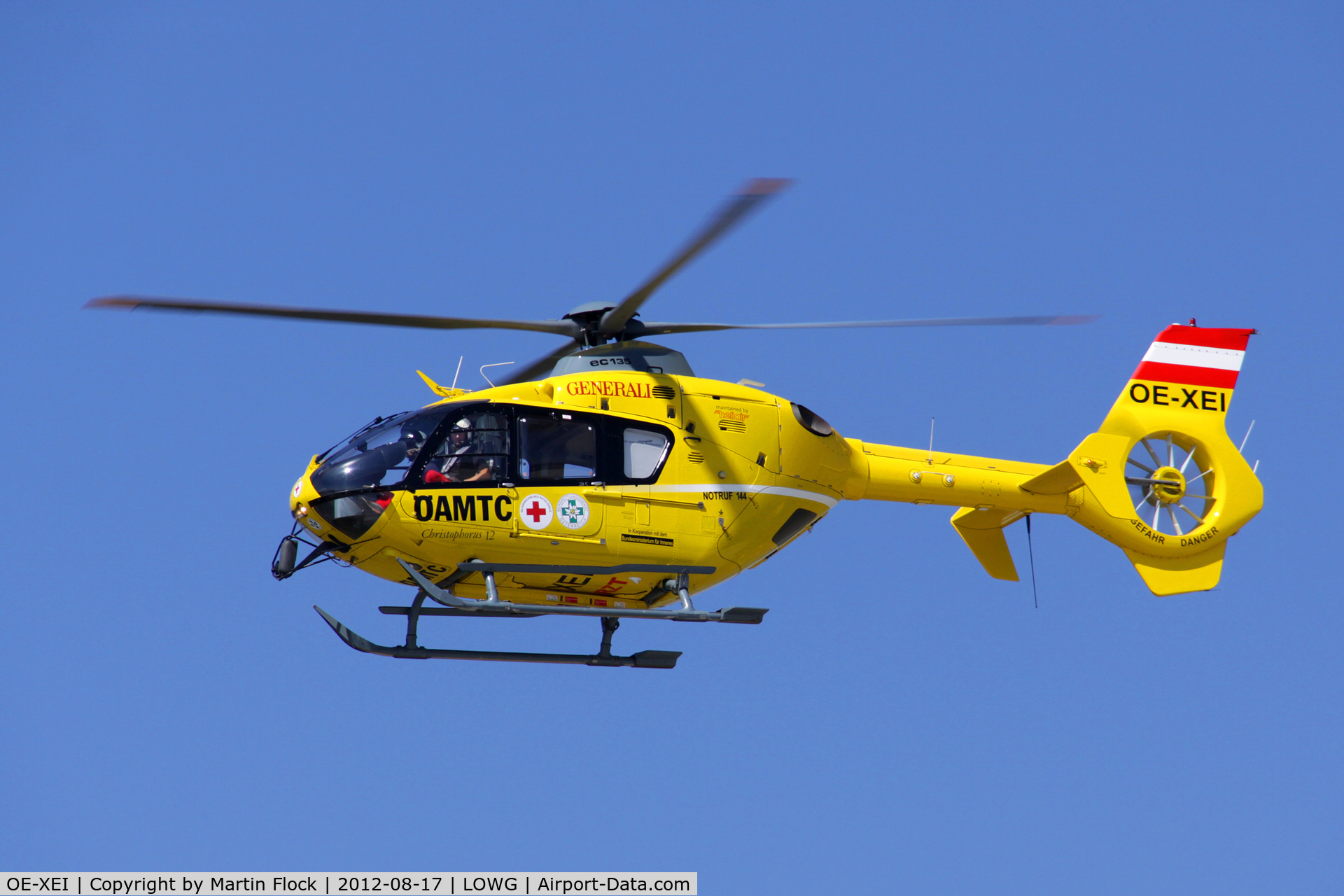 OE-XEI, 2000 Eurocopter EC-135T-2 C/N 0168, .....