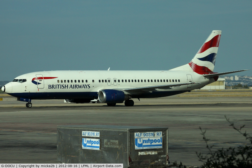 G-DOCU, 1992 Boeing 737-436 C/N 25854, Taxiing