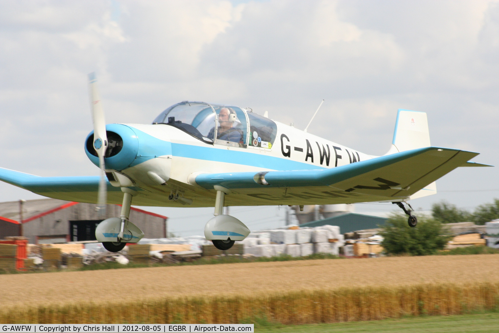 G-AWFW, 1957 SAN Jodel D-117 C/N 599, The Real Aeroplane Club's Summer Madness Fly-In, Breighton