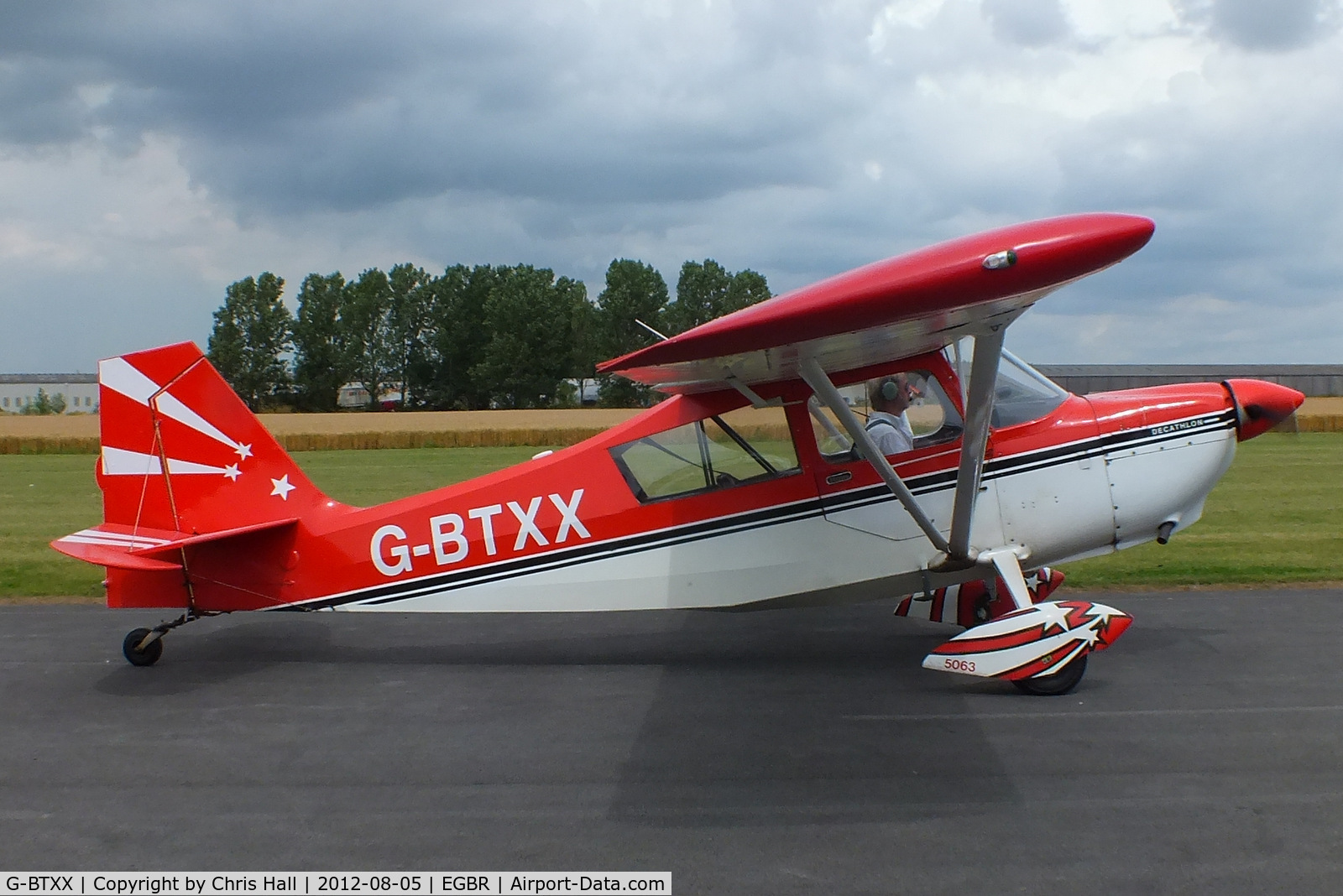 G-BTXX, 1980 Bellanca 8KCAB Decathlon C/N 595-80, The Real Aeroplane Club's Summer Madness Fly-In, Breighton