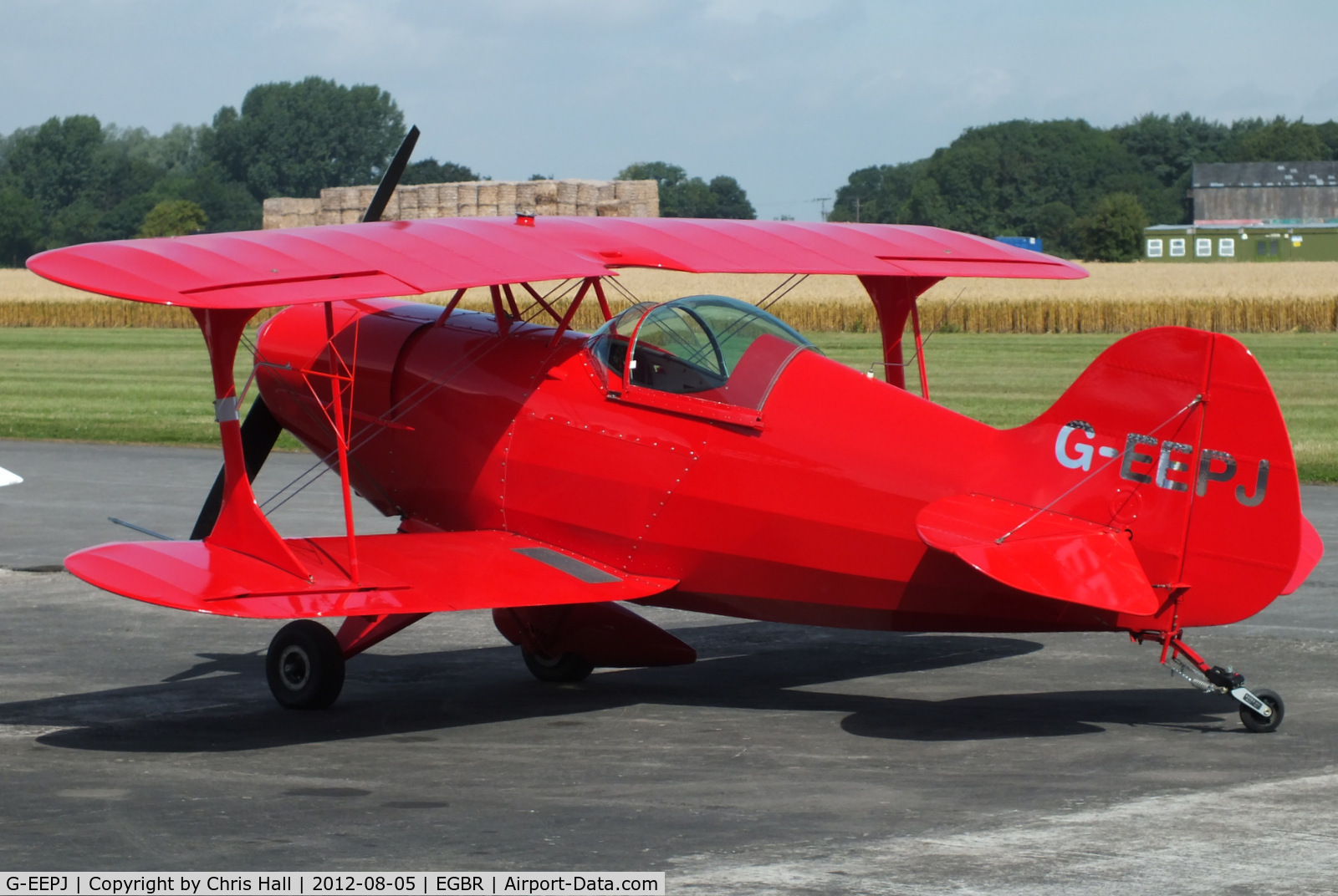 G-EEPJ, 1991 Pitts S-1S Special C/N PFA 009-11557, The Real Aeroplane Club's Summer Madness Fly-In, Breighton