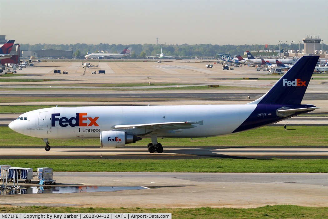 N671FE, 1997 Airbus A300F4-605R C/N 778, Airbus A300B4-605RF [778] (FedEx) Atlanta-Hartsfield~N 12/04/2010.