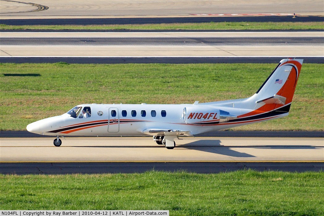 N104FL, 2003 Cessna 550 C/N 550-1071, Cessna Citation Bravo [550-1071] (State of Florida) Atlanta-Hartsfield~N 12/04/2010.