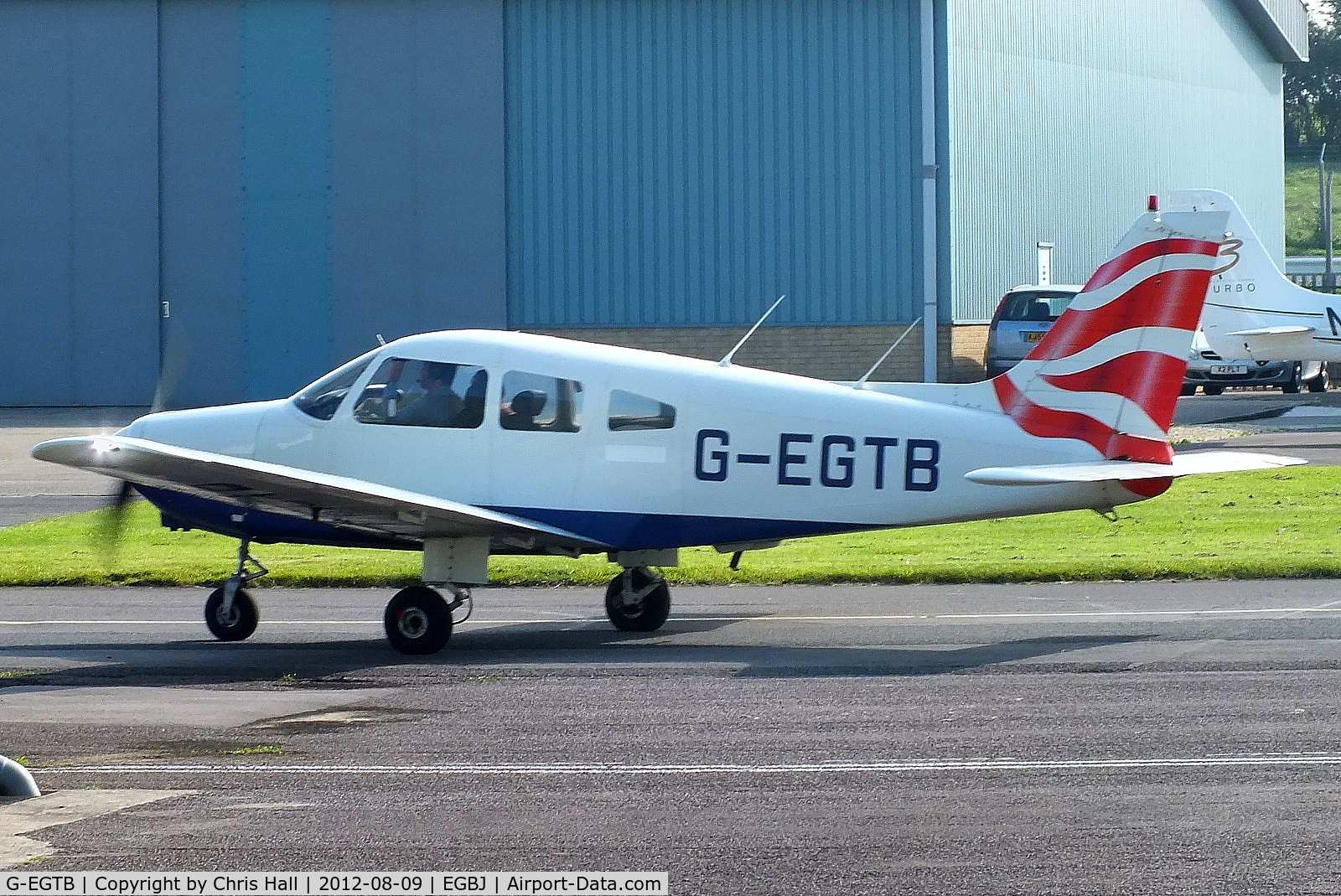 G-EGTB, 1978 Piper PA-28-161 Cherokee Warrior II C/N 28-7816074, ex Airways Flying Club, now operated by Aviation advice and consultancy Ltd