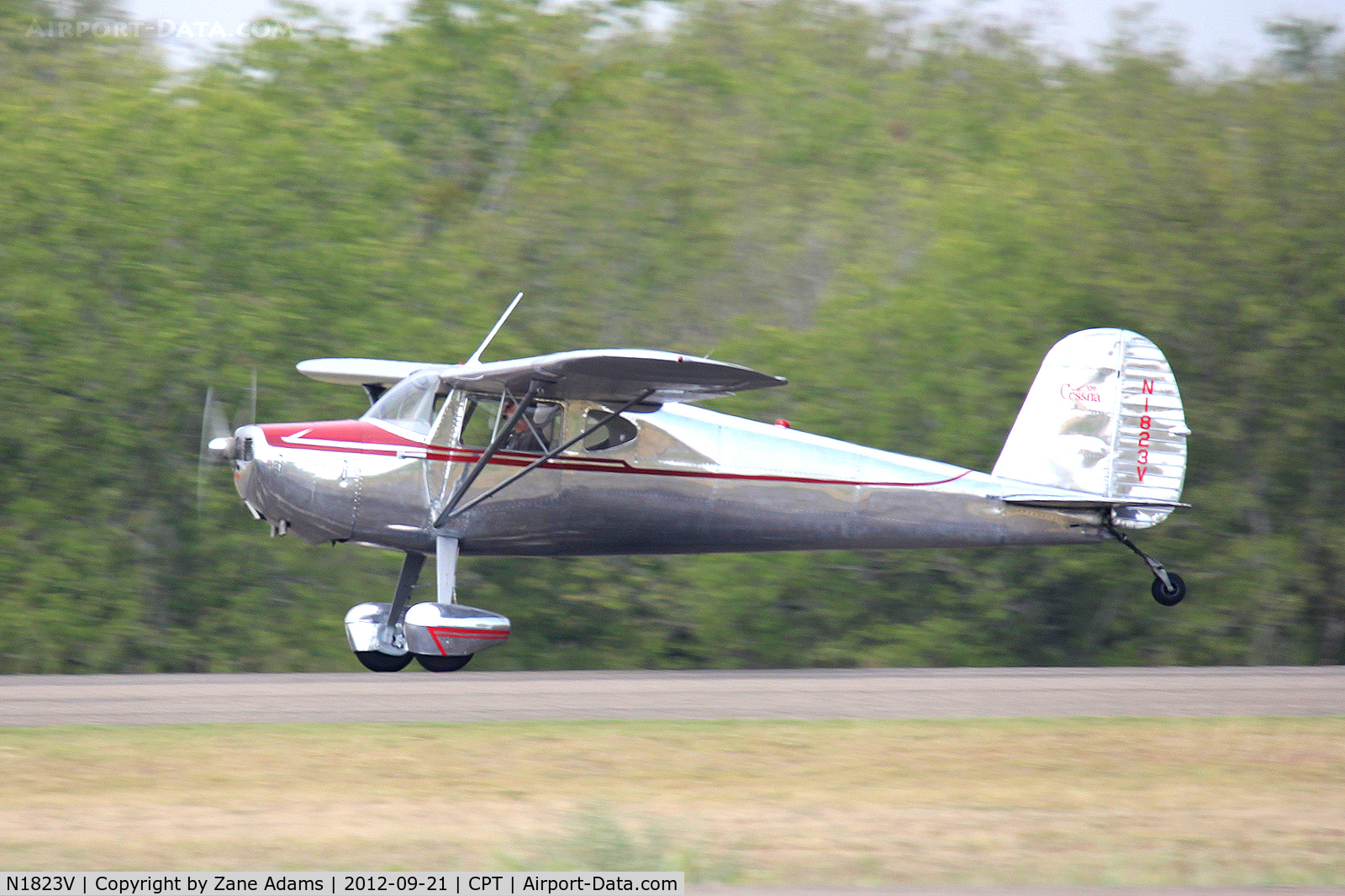 N1823V, 1947 Cessna 120 C/N 14150, At Cleburne Municipal