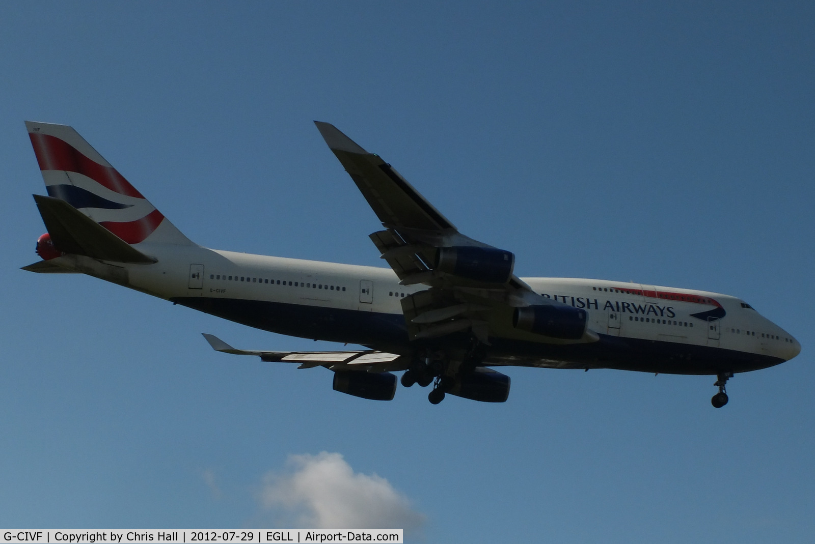 G-CIVF, 1995 Boeing 747-436 C/N 25434, British Airways