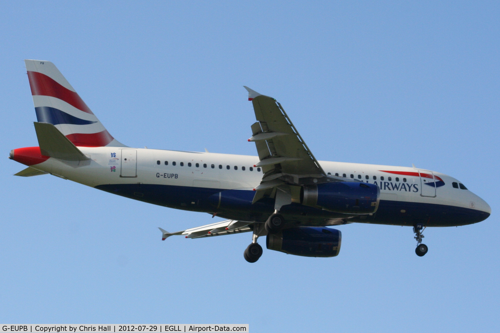 G-EUPB, 1999 Airbus A319-131 C/N 1115, British Airways