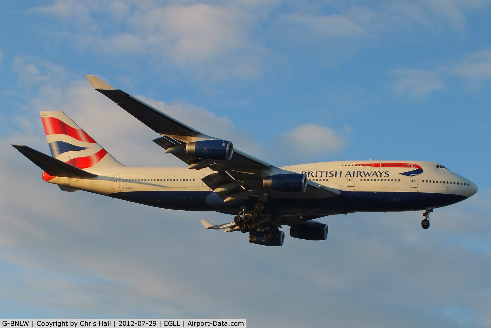 G-BNLW, 1992 Boeing 747-436 C/N 25432, British Airways