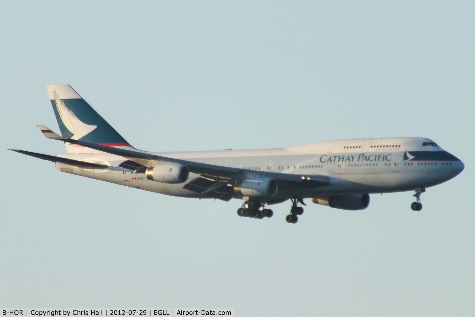 B-HOR, 1990 Boeing 747-467 C/N 24631, Cathay Pacific