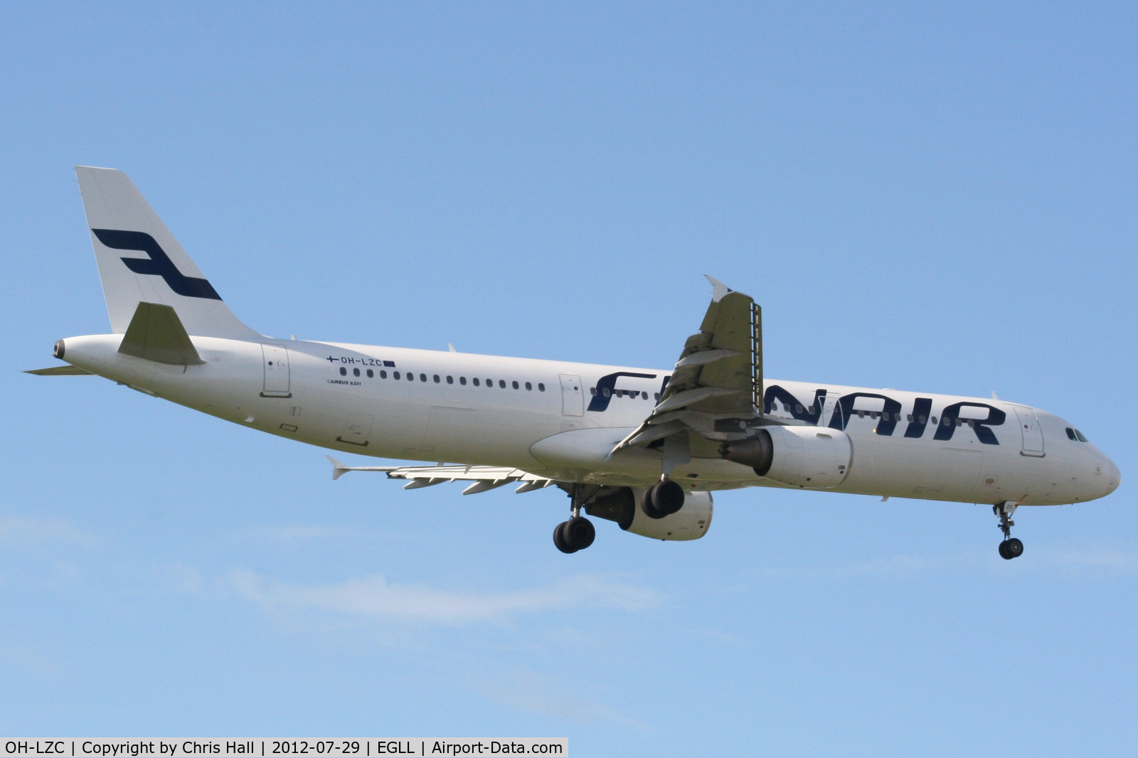 OH-LZC, 2000 Airbus A321-211 C/N 1185, Finnair