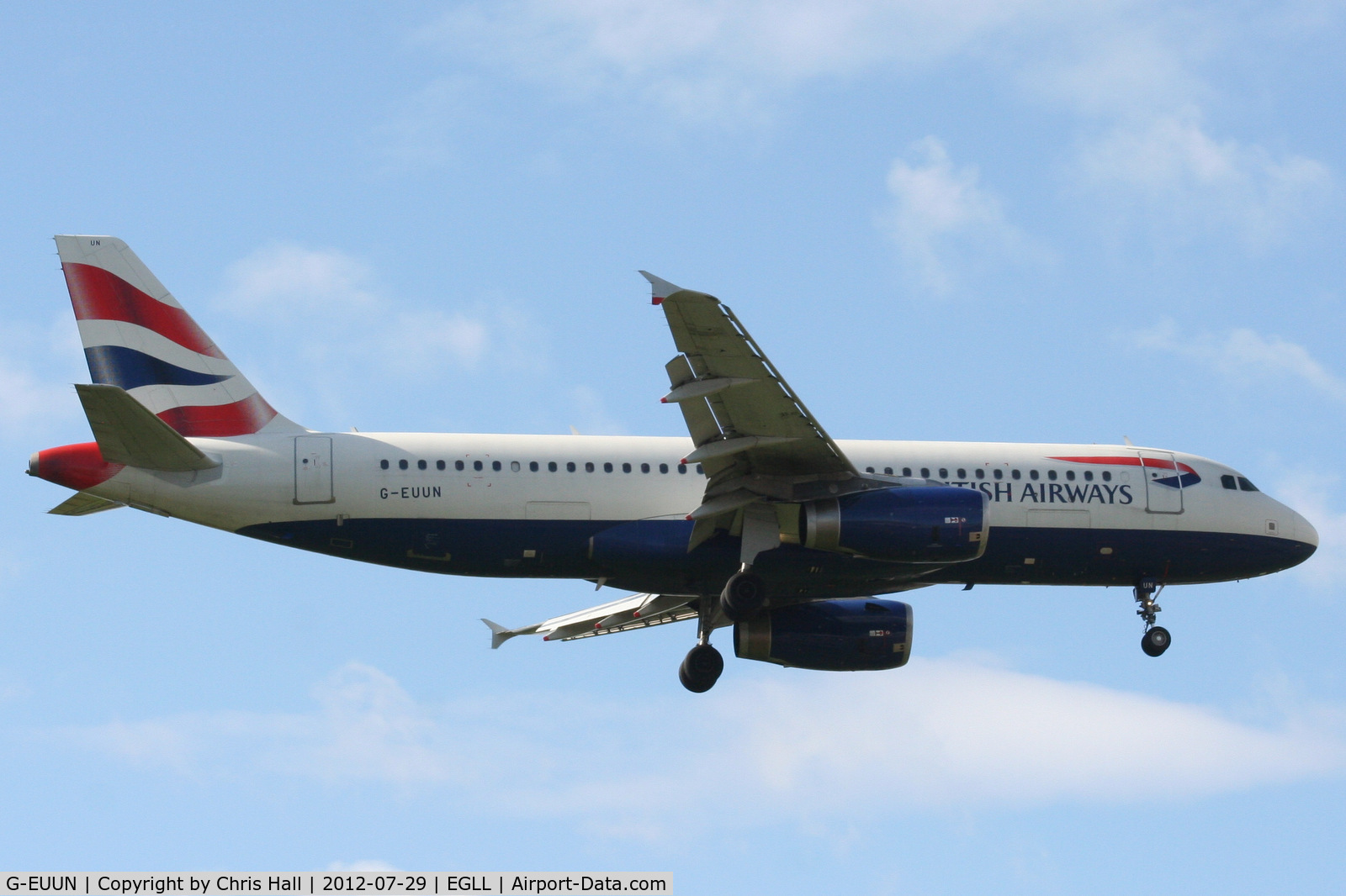 G-EUUN, 2003 Airbus A320-232 C/N 1910, British Airways