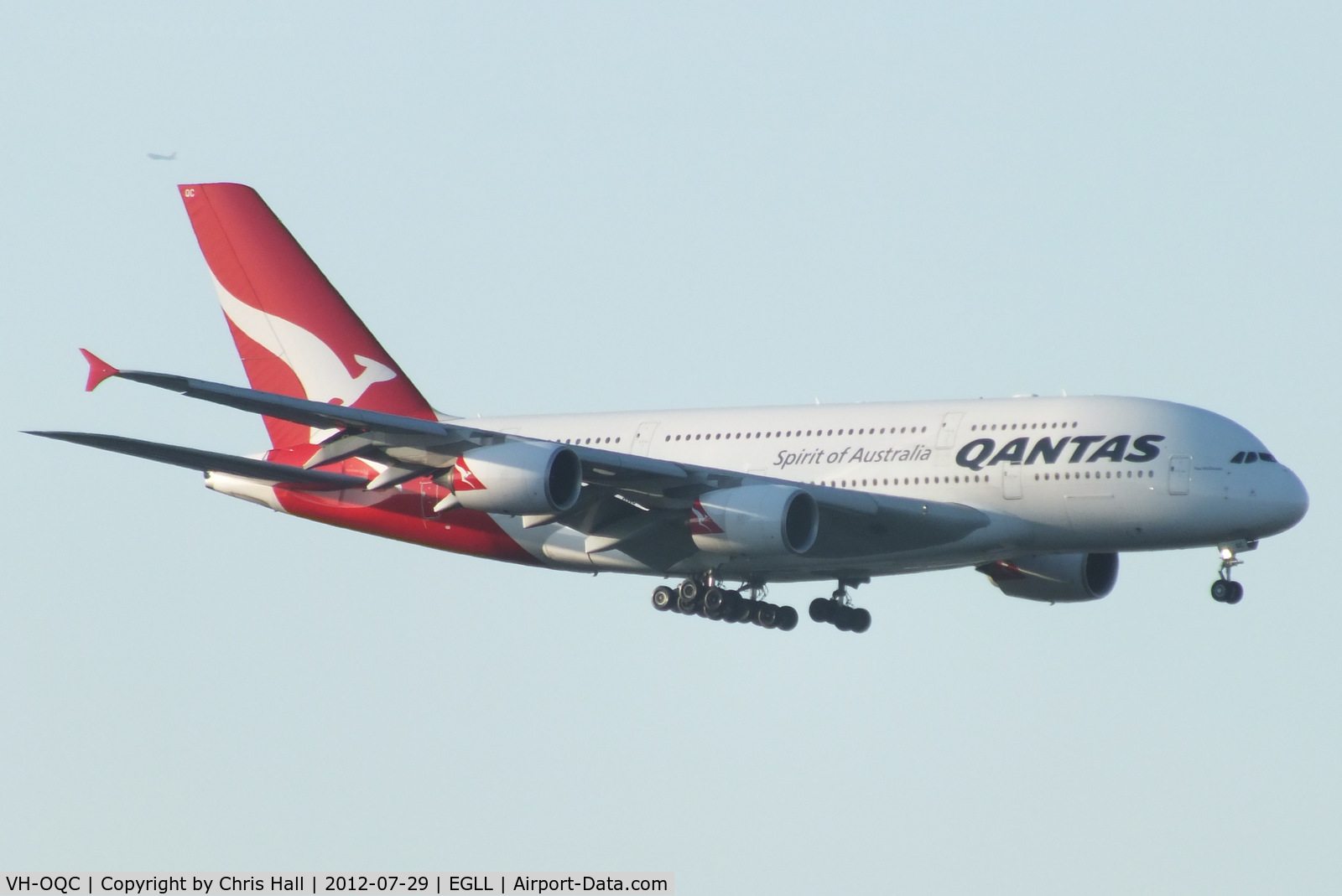 VH-OQC, 2008 Airbus A380-842 C/N 022, Qantas