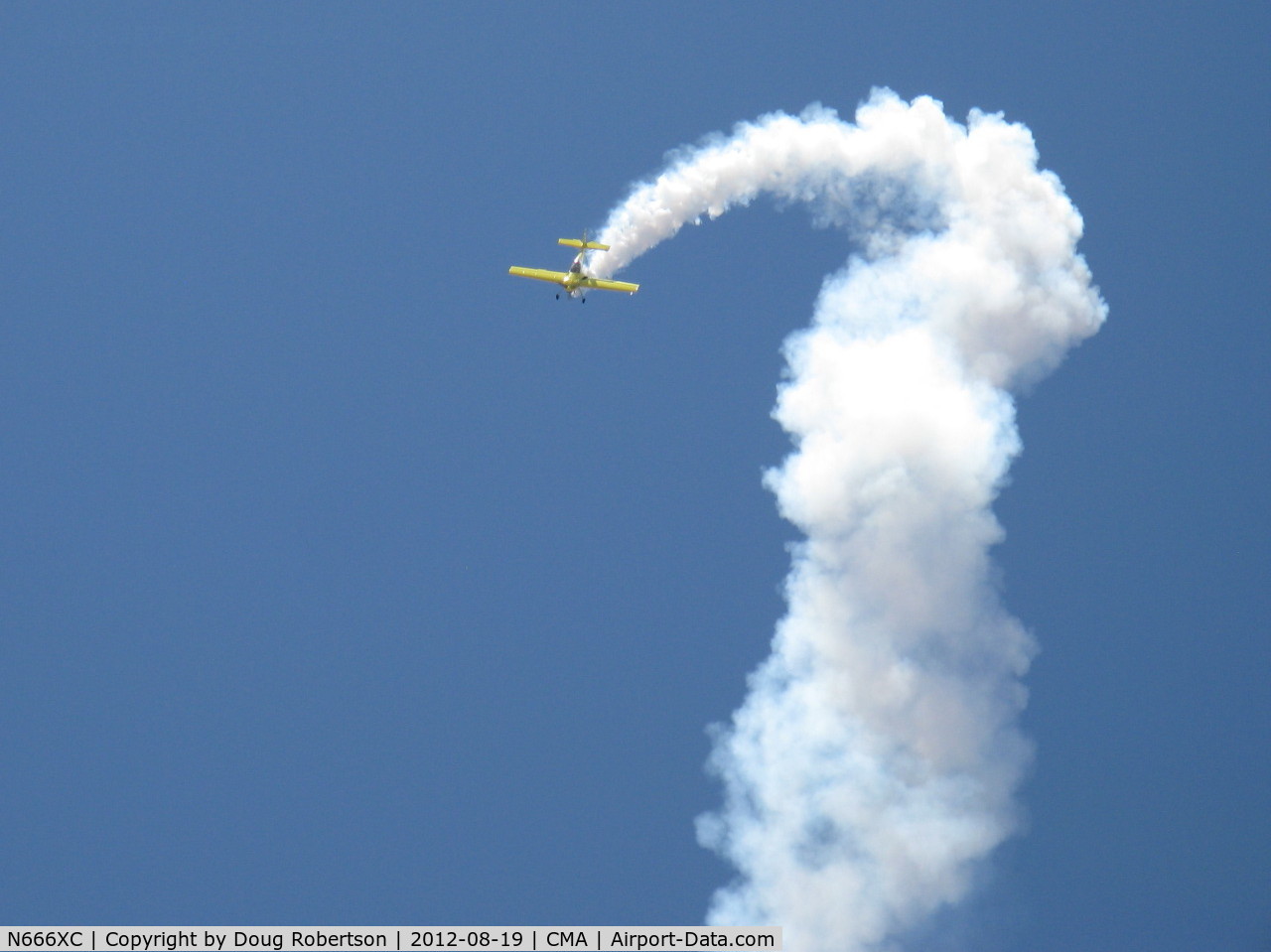 N666XC, 1997 Zlin Z-50LS C/N 0077, 1997 Moravan ZLIN Z50 LS 'Tumbling Bear', Lycoming IO-540 260 Hp, aerobatics act with smoke